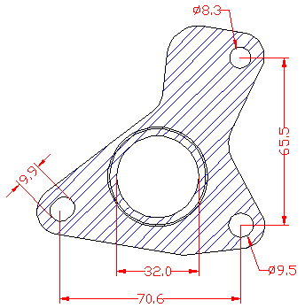 210680 gasket including given dimensions