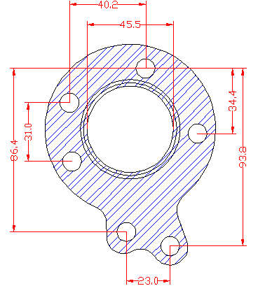 210681 gasket including given dimensions