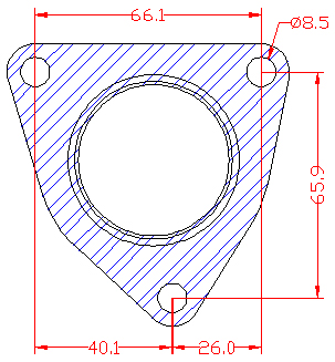 210693 gasket including given dimensions