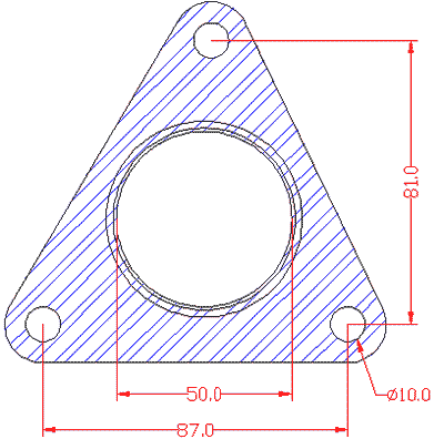 210699 gasket including given dimensions