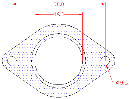 210823 gasket including given dimensions