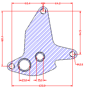 210840 gasket including given dimensions