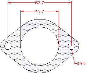 210848 gasket including given dimensions