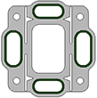 210849 gasket technical drawing