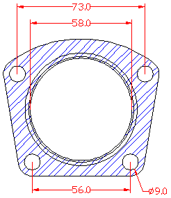 210851 gasket including given dimensions