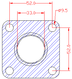 210854 gasket including given dimensions