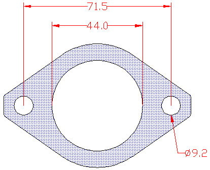 210855 gasket including given dimensions