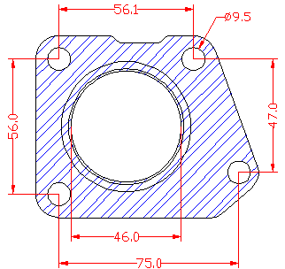210862 gasket including given dimensions