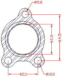 210864 gasket including given dimensions