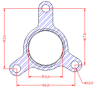 210882 gasket including given dimensions