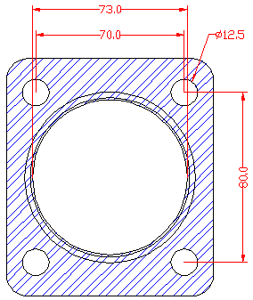 210884 gasket including given dimensions