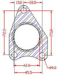 210885 gasket including given dimensions