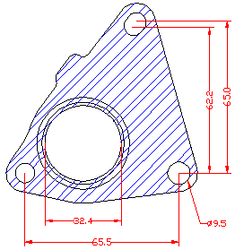 210893 gasket including given dimensions