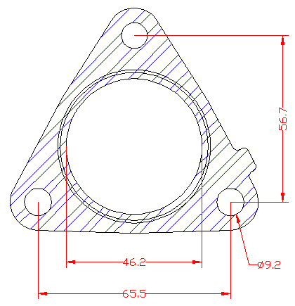 210896 gasket including given dimensions