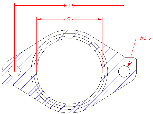 210897 gasket including given dimensions