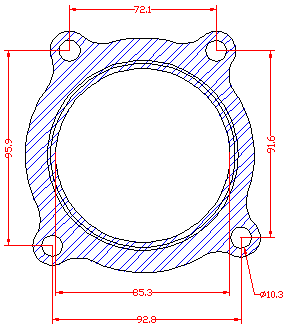 210915 gasket including given dimensions