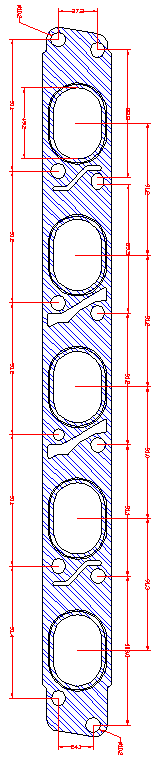 210920 gasket including given dimensions