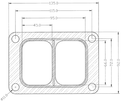409038-0000 gasket including given dimensions