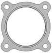 409049-0000 gasket technical drawing