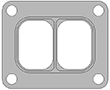 409123-0002 gasket technical drawing