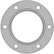 409196-0000 gasket technical drawing