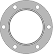 409196-0001 gasket technical drawing
