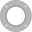 409196-0003 gasket technical drawing