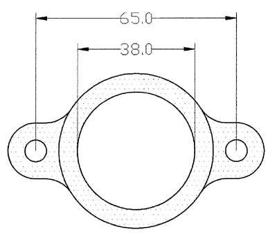 junta 413805-0001 mostrando cotas y dimensiones