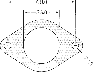 413805-0002 gasket including given dimensions