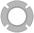 600481-0000 gasket technical drawing