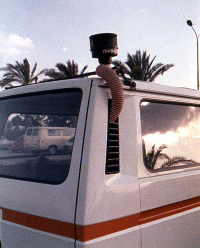 foto de maquinaria mostrando el prefiltro VW Transporter ( Turbo II )