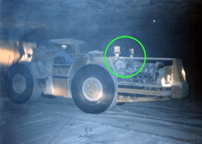 foto de maquinaria mostrando el prefiltro Mina de sal ( Turbo II )