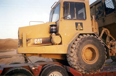 foto de maquinaria mostrando el prefiltro CAT 3 ( Turbo II )