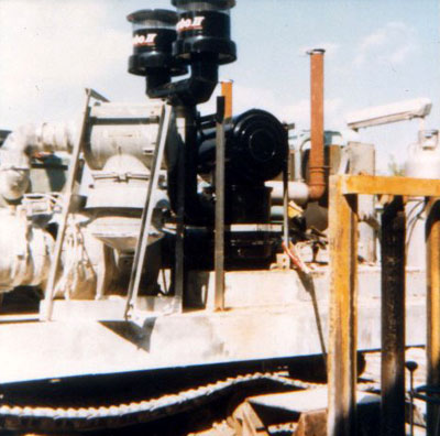 photo of machinery shwoing the Gemelos 2 ( Turbo II ) precleaner