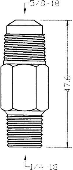 210035 fitting including given dimensions