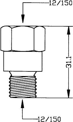 210700 fitting including given dimensions