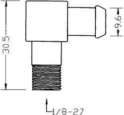 409871-0001 fitting including given dimensions