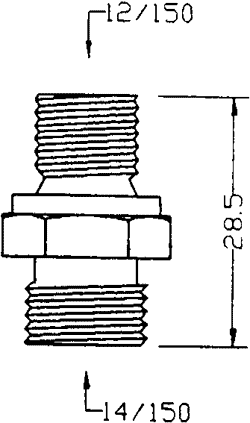 430066-0001 fitting including given dimensions