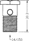 432191-0002 fitting technical drawing