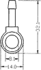 435476-0003 fitting technical drawing