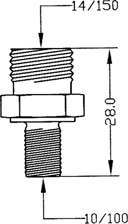 722531-0001 fitting including given dimensions